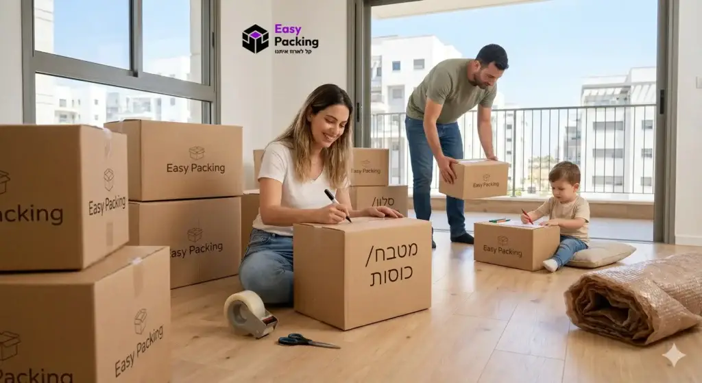 ארגזים למעבר דירה במודיעין
